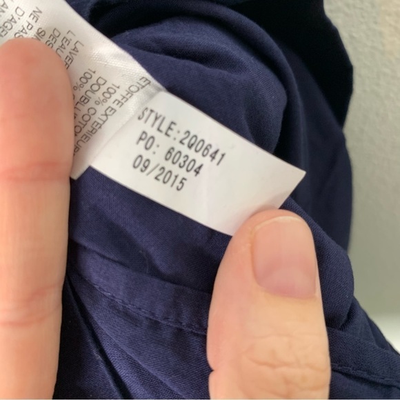 Vineyard Vines Leaf Lace Dress in Blue size 00 - Picture 9 of 9